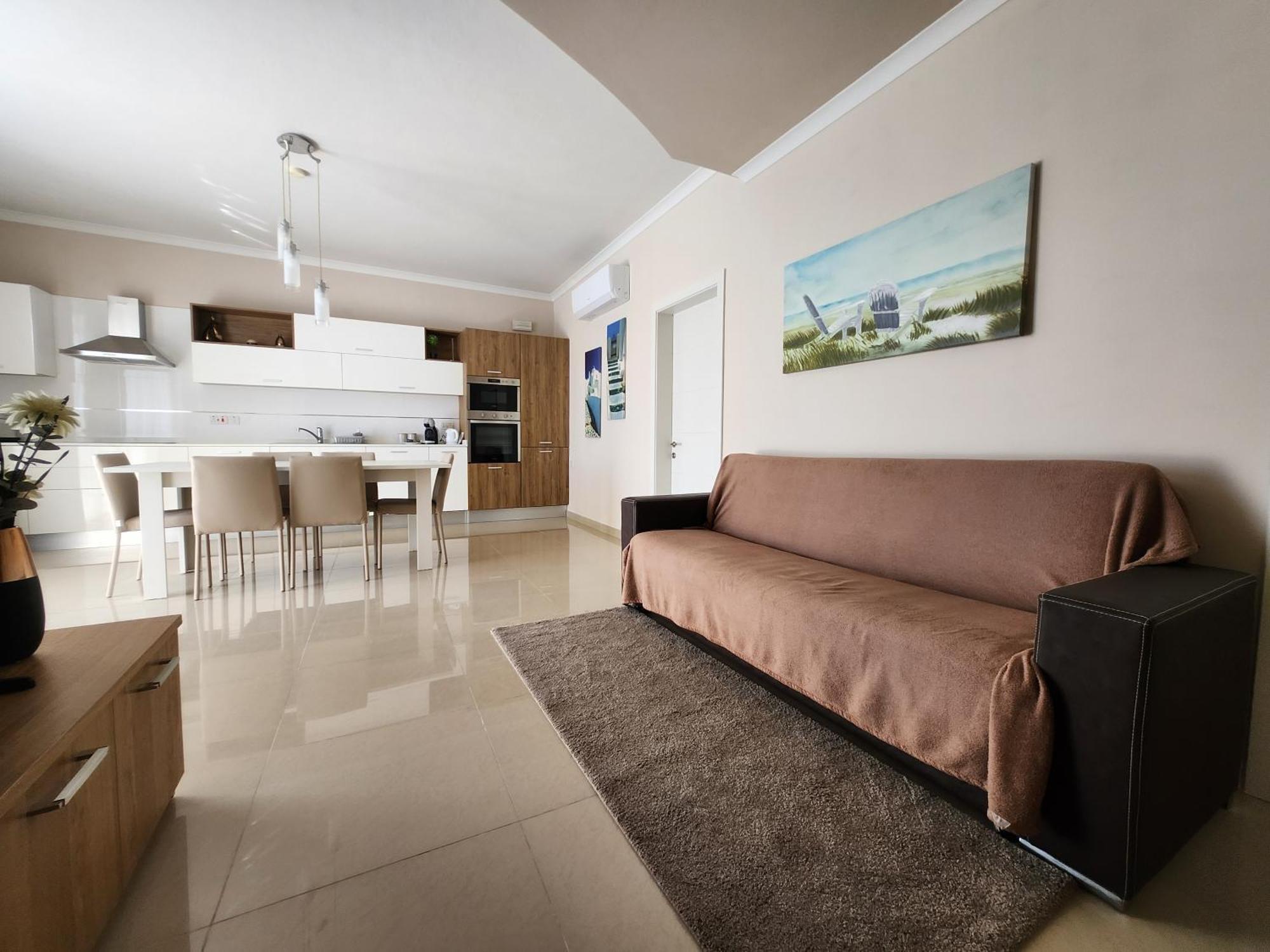 Riviera Holiday Apartments - Seafront - Wifi Marsaskala Exterior foto